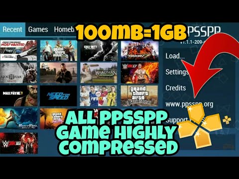 game ppsspp highly compressed
